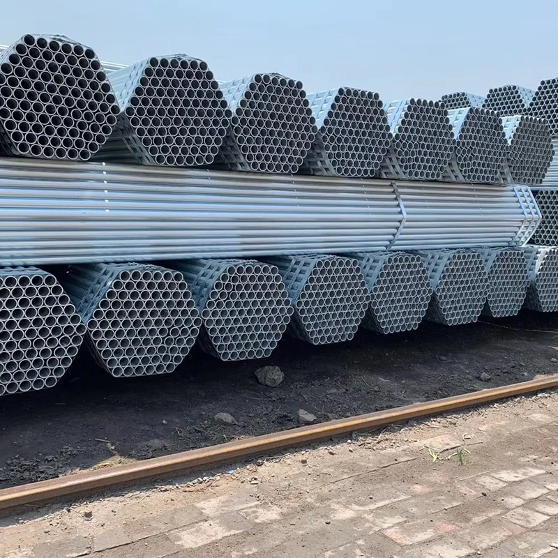 Hot-Dip Galvanized Round Steel Pipe BS1387 MEDIUM (3)